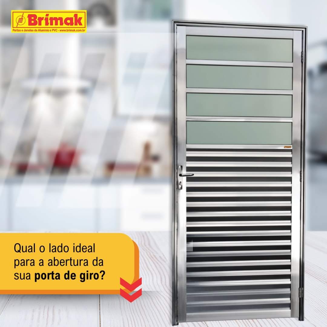 Saiba como identificar o lado de abertura de uma porta de Giro