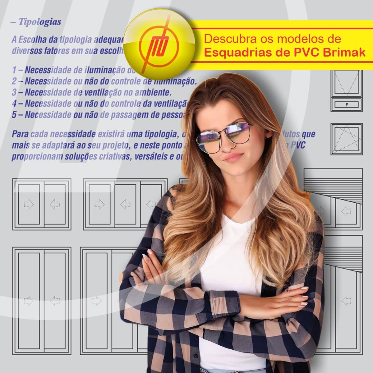 Descubra os modelos de esquadrias de PVC