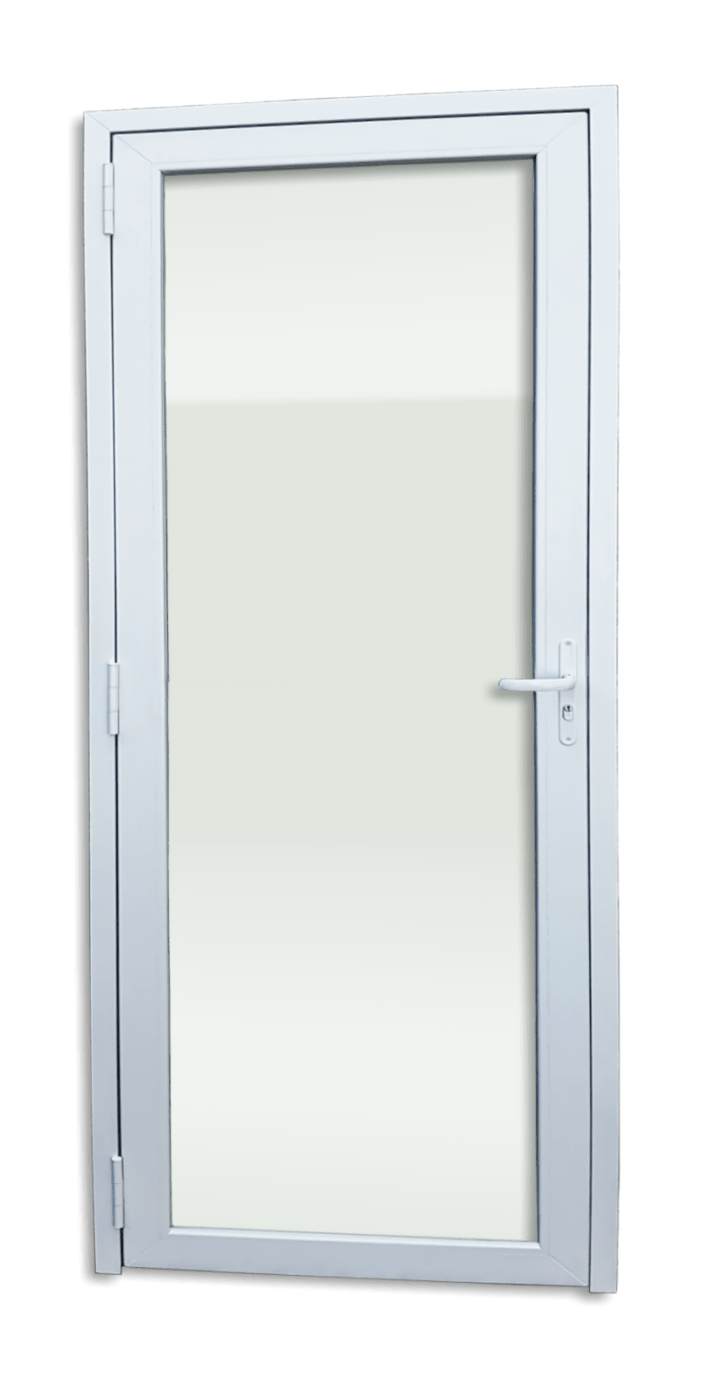 Porta de PVC 1 Vidro Temperado