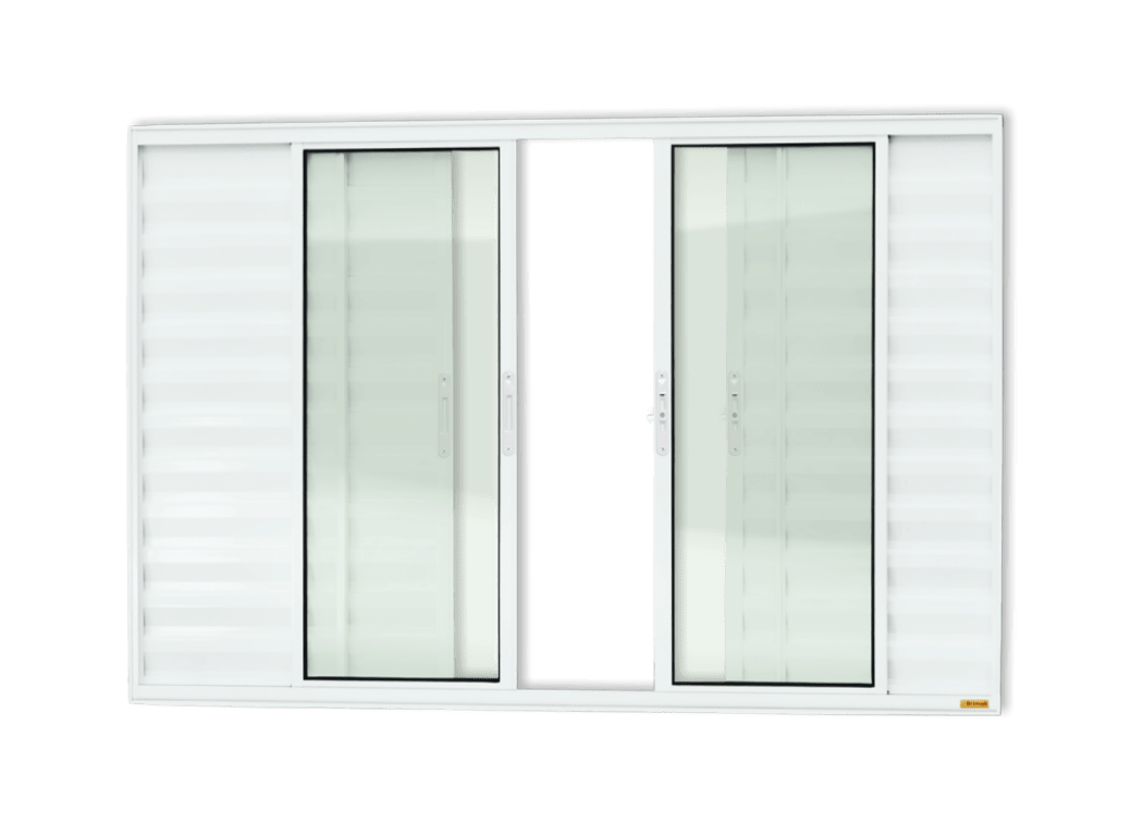 Veneziana de Alumínio 6 Folhas Branco