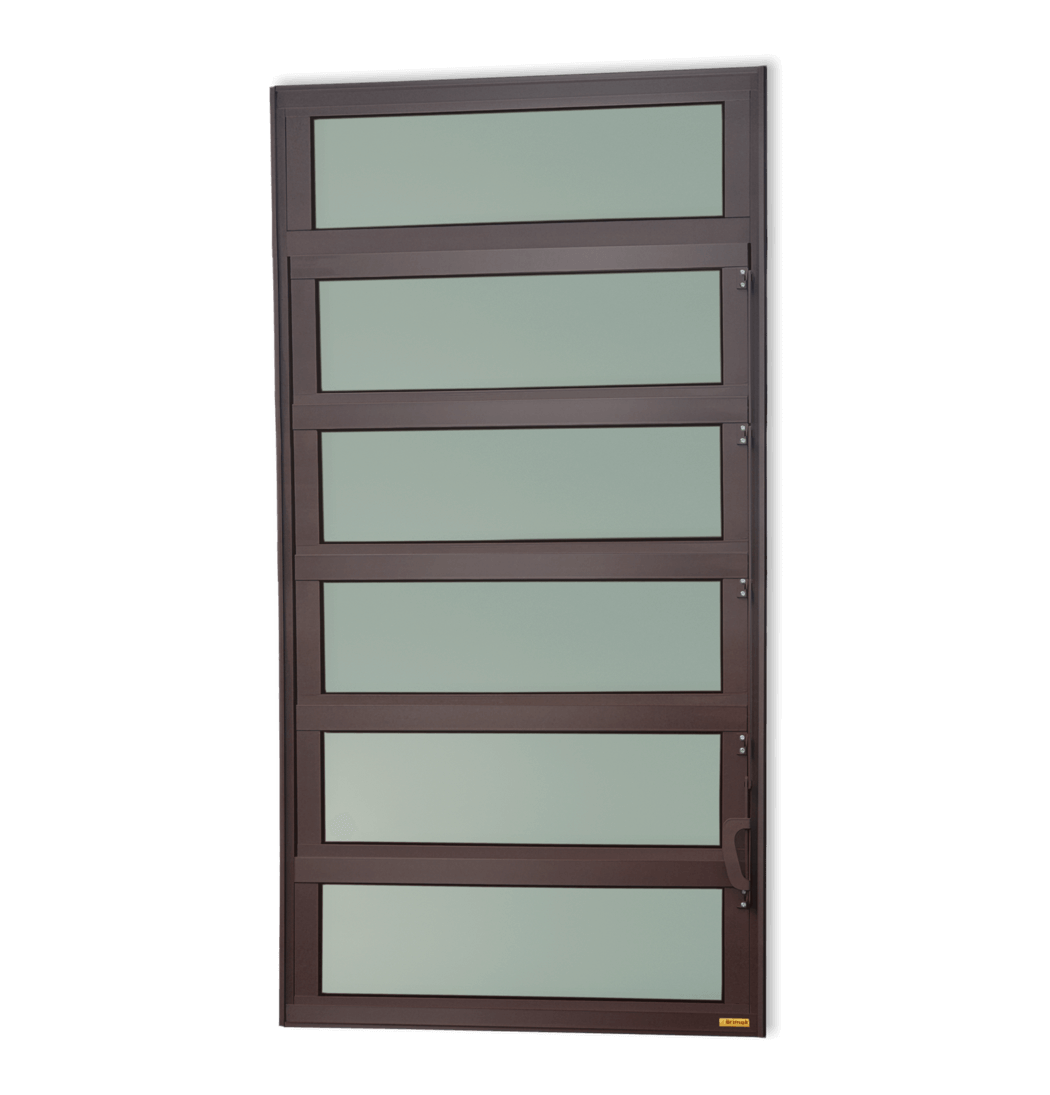 Basculante de Alumínio Elite 1 seção (2F+4M) Corten