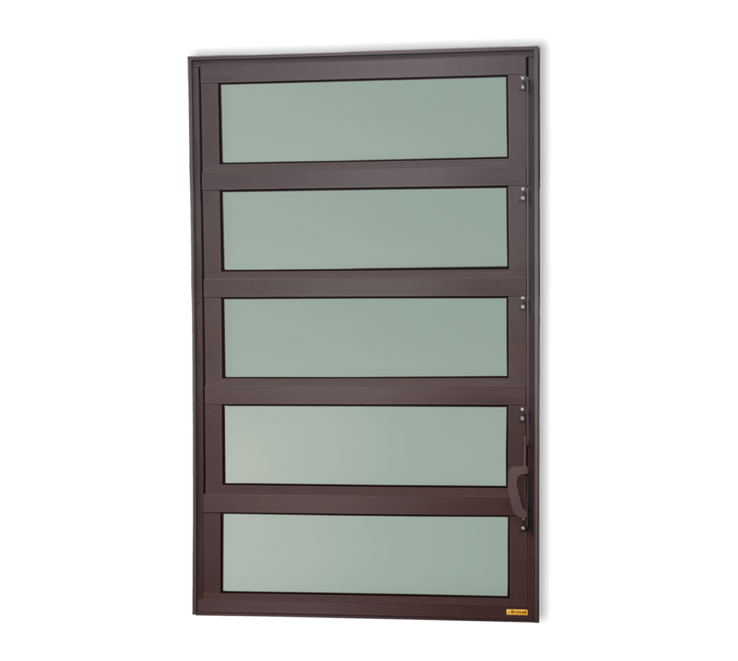 Basculante de Alumínio Elite 1 seção (1F+4M) Corten