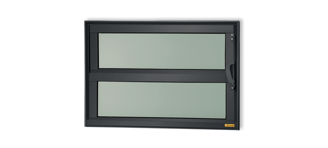 Basculante de Alumínio Elite 1 seção (1F+1M) Preto