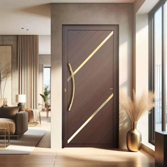 Marrom Corten / Dourado